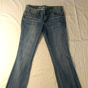 Mudd Junior Size 5 Boot Cut Blue Jeans